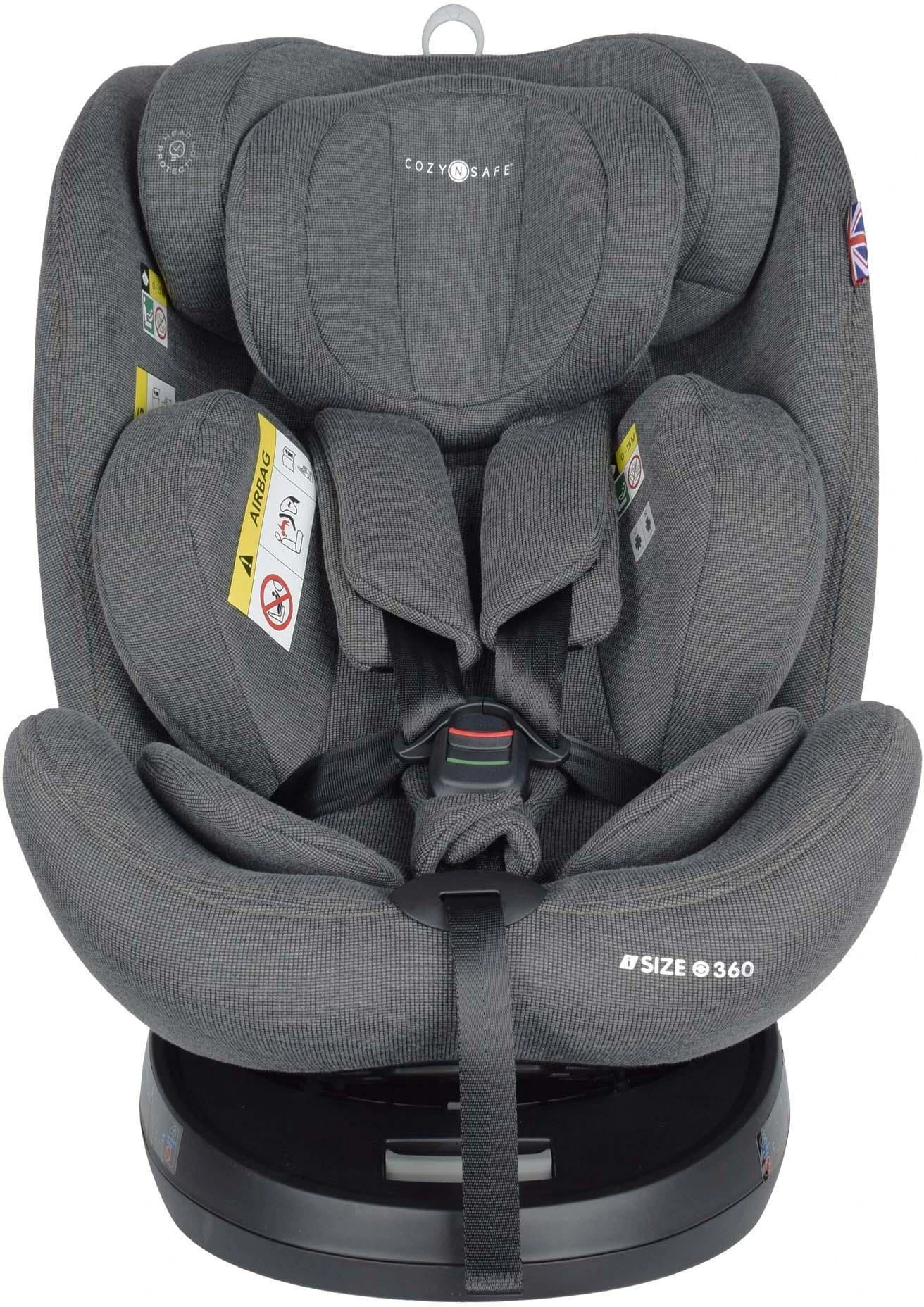 Cozy N Safe Apollo 360° I-Size 40-150cm Car Seat - Moon Grey 6 Cozy N Safe Apollo 360° I-Size 40-150cm Car Seat - Moon Grey - Image 4