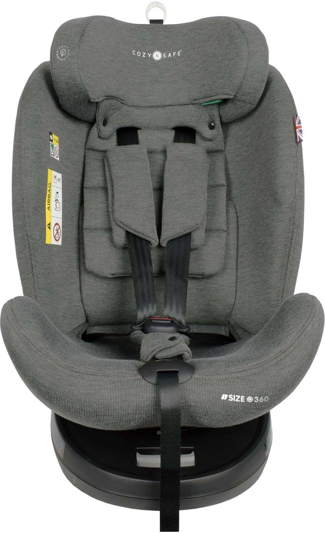 Cozy N Safe Apollo 360° I-Size 40-150cm Car Seat - Moon Grey 14 Cozy N Safe Apollo 360° I-Size 40-150cm Car Seat - Moon Grey - Image 12