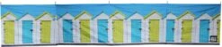 Olpro Beach Huts 5 Pole Windbreak - Wooden Poles