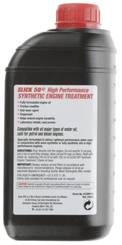 Slick 50 High Performance Synthetic Engine Treatment 750ml -Auto Parts Store 114371c