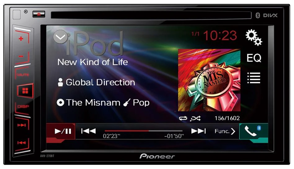 Pioneer AVH-270BT Double Din CD / DVD Player 3 Pioneer AVH-270BT Double Din CD / DVD Player