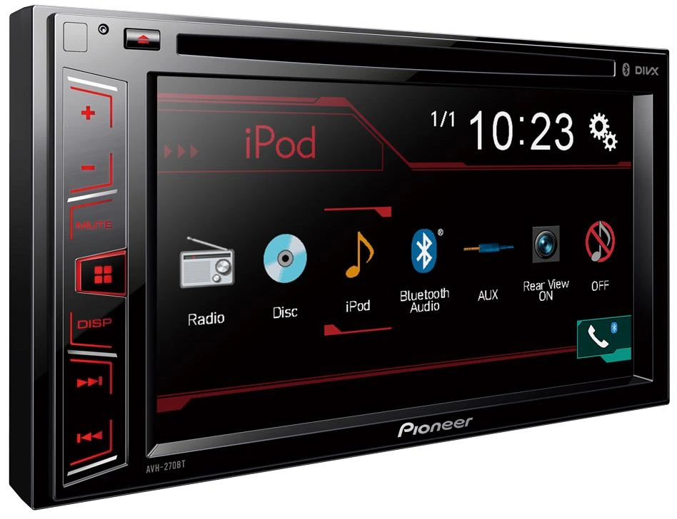 Pioneer AVH-270BT Double Din CD / DVD Player 4 Pioneer AVH-270BT Double Din CD / DVD Player - Image 2