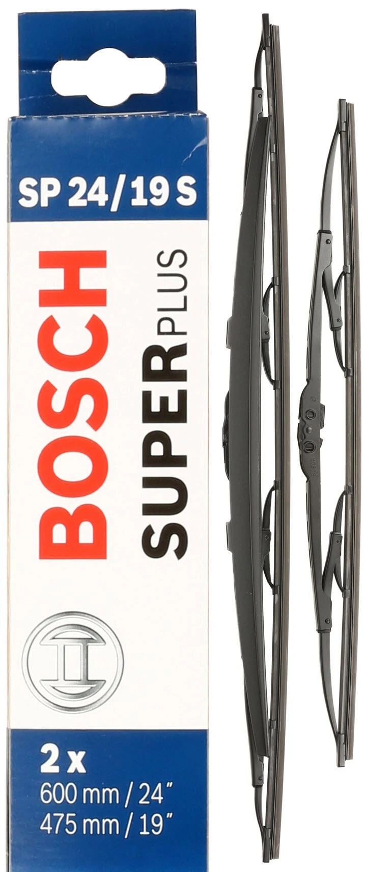 Bosch SP24/19S Wiper Blades - Front Pair 3 Bosch SP24/19S Wiper Blades - Front Pair