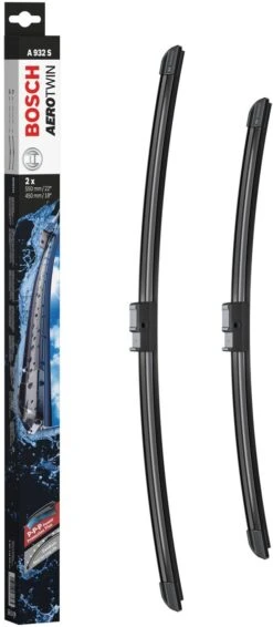 Bosch A932S Wiper Blades - Front Pair -Auto Parts Store 163959a