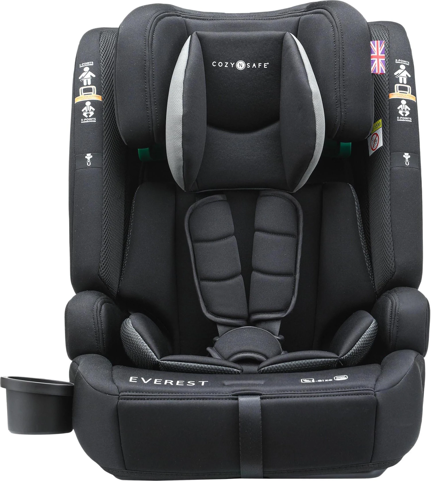 The Cozy N Safe Everest I-Size 76cm-150cm Car Seat 4 The Cozy N Safe Everest I-Size 76cm-150cm Car Seat - Image 2