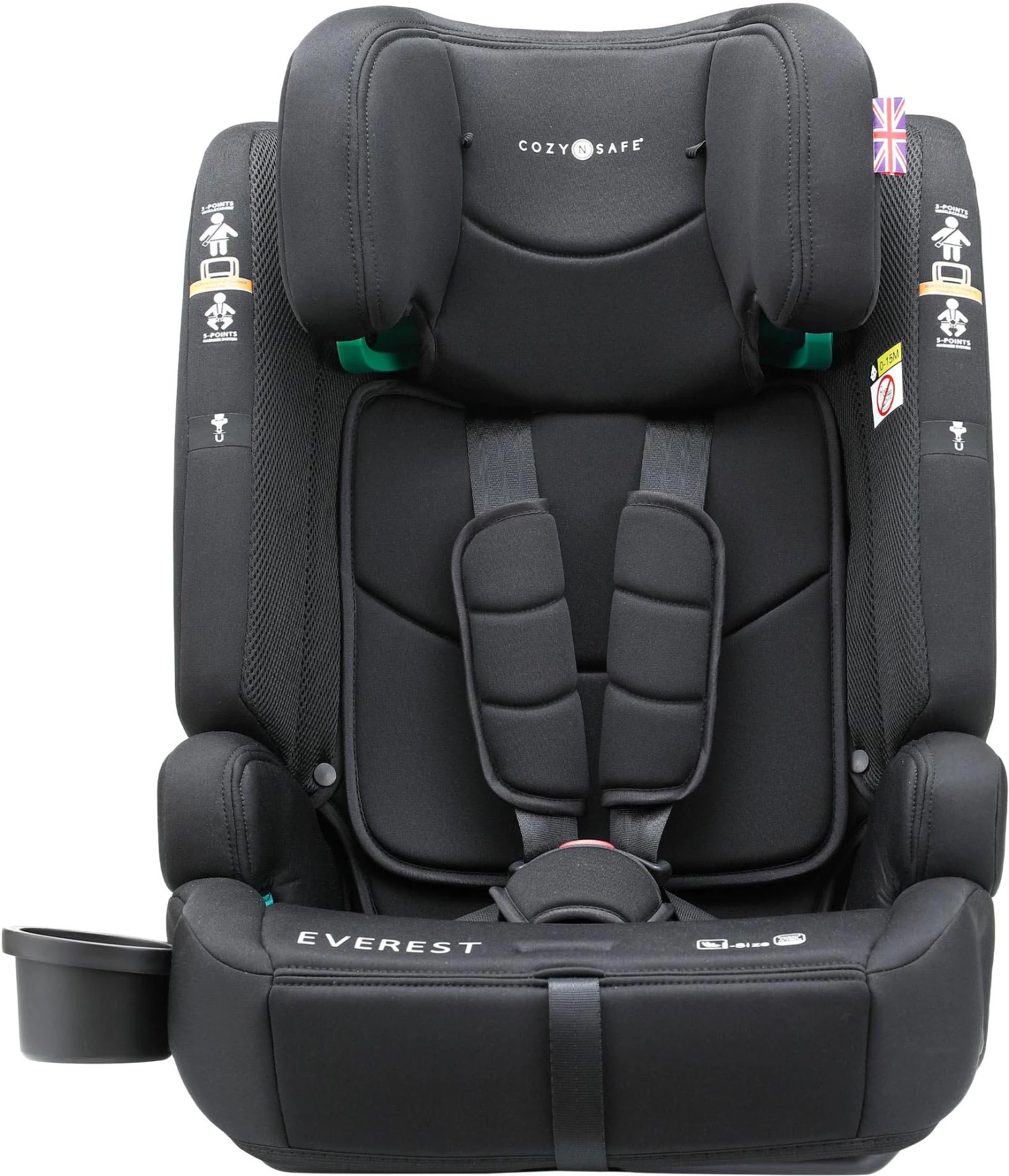 The Cozy N Safe Everest I-Size 76cm-150cm Car Seat 5 The Cozy N Safe Everest I-Size 76cm-150cm Car Seat - Image 3