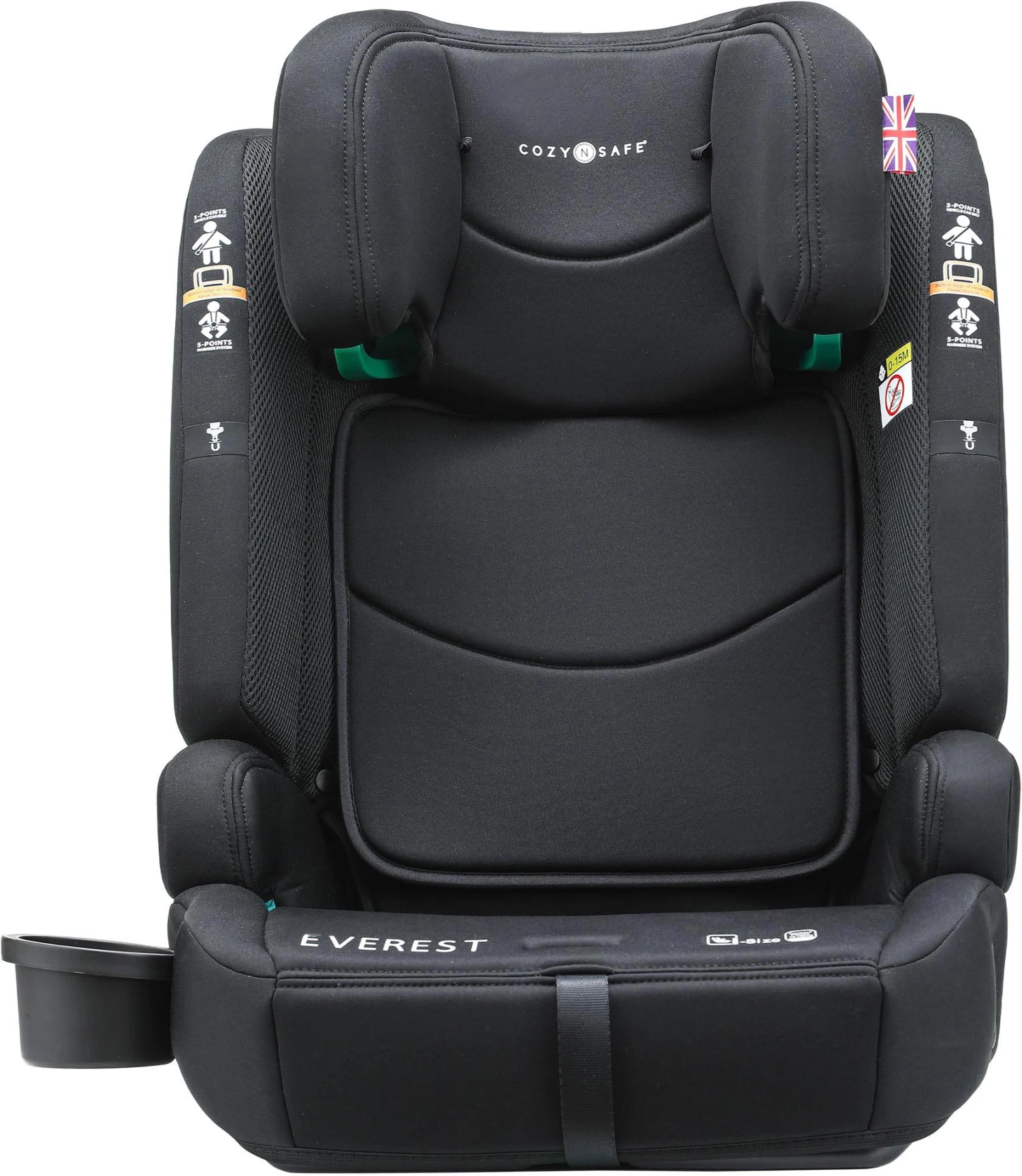 The Cozy N Safe Everest I-Size 76cm-150cm Car Seat 6 The Cozy N Safe Everest I-Size 76cm-150cm Car Seat - Image 4