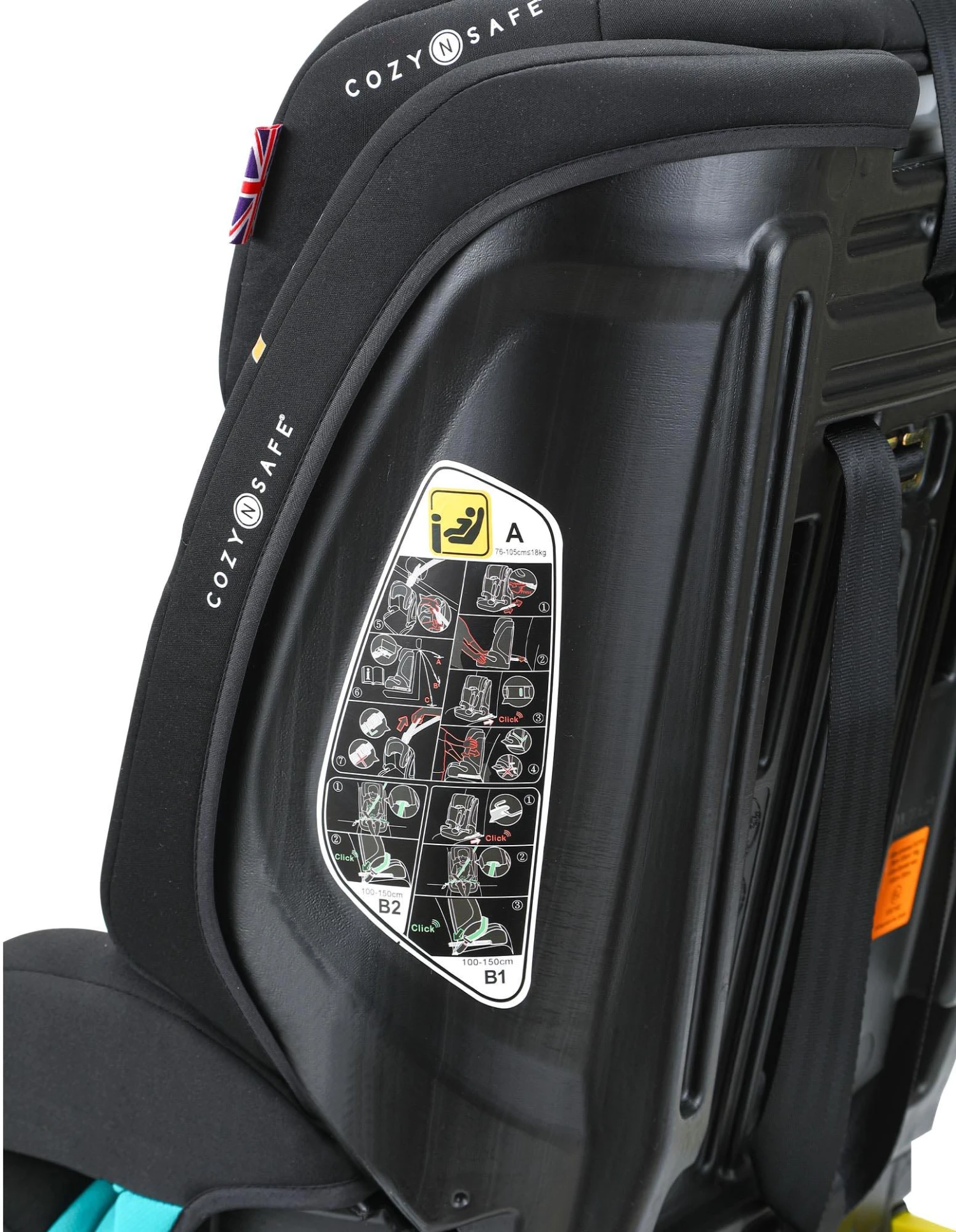 The Cozy N Safe Everest I-Size 76cm-150cm Car Seat 14 The Cozy N Safe Everest I-Size 76cm-150cm Car Seat - Image 12