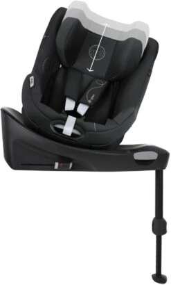 Cybex Sirona Gi I-Size 360° Rotating Car Seat - Moon Black 15 Cybex Sirona Gi I-Size 360° Rotating Car Seat - Moon Black -Auto Parts Store 164907d