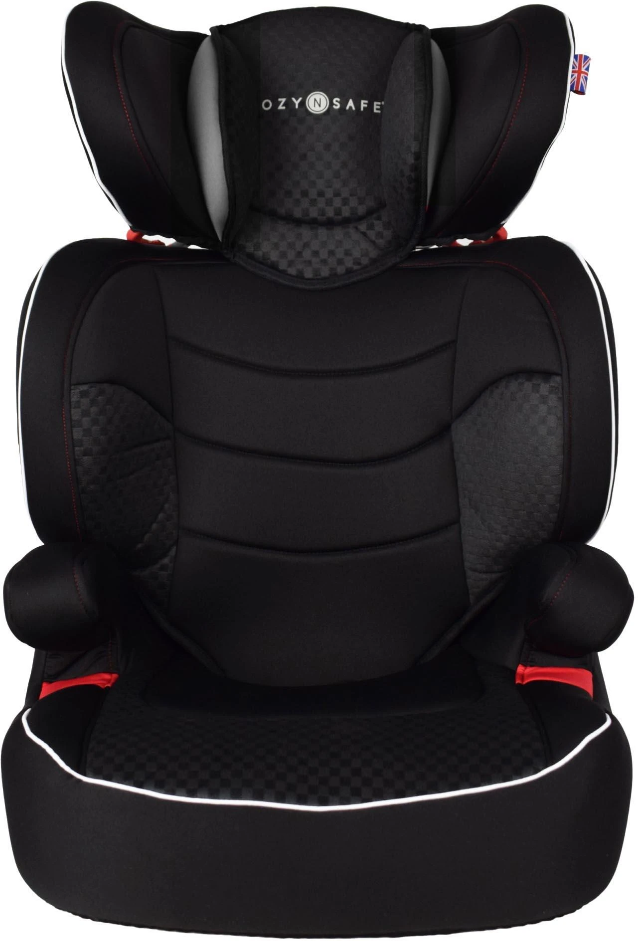 CozyNSafe Augusta Group 2/3 ISOFIX Child Car Seat – Black 4 CozyNSafe Augusta Group 2/3 ISOFIX Child Car Seat – Black - Image 2