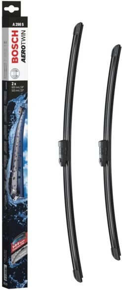 Bosch A298S Wiper Blades - Front Pair 7 Bosch A298S Wiper Blades - Front Pair -Auto Parts Store 168801a