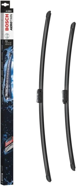 Bosch A120S Wiper Blades - Front Pair -Auto Parts Store 168827a