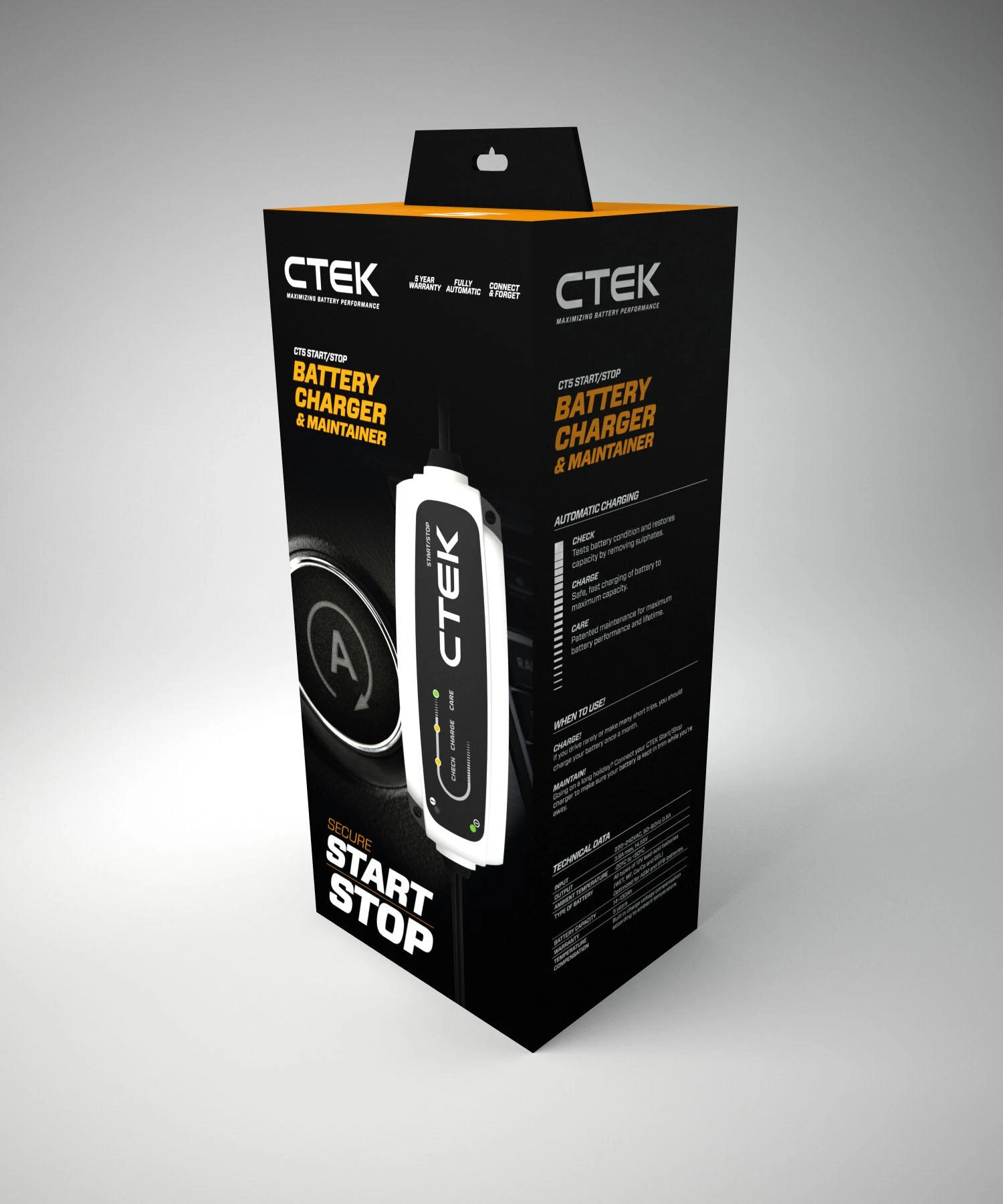 CTEK CT5 Start Stop Battery Charger 5 CTEK CT5 Start Stop Battery Charger - Image 3