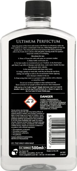 Car Gods 54 Proteus Pure Shampoo 500ml -Auto Parts Store 227294a