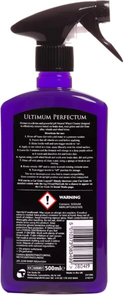 Car Gods 54 Hermes Wheel Perfection Cleaner 500ml -Auto Parts Store 227382a