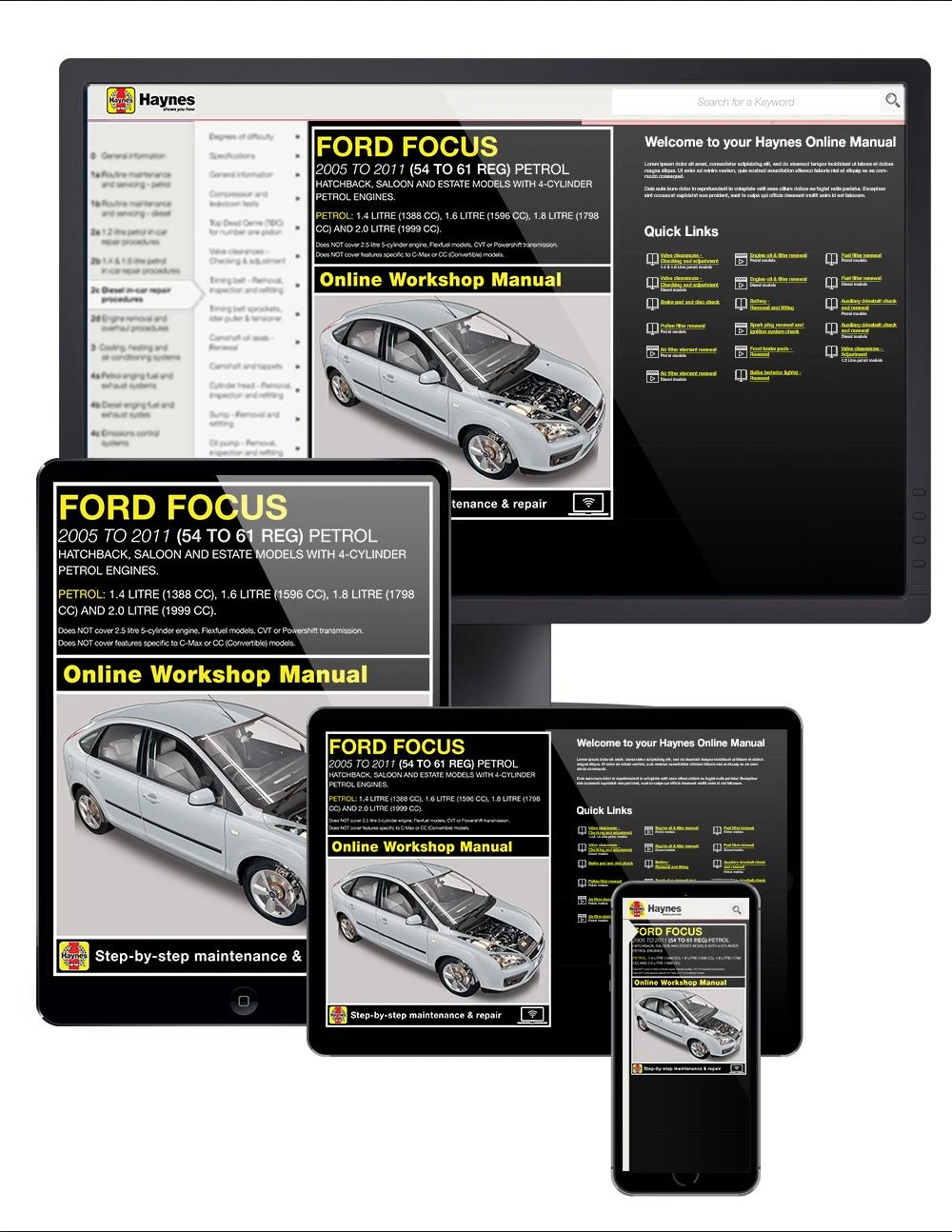 Haynes Online Manual Ford Focus 2005-11 - 1 Year 3 Haynes Online Manual Ford Focus 2005-11 - 1 Year