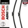 Bosch AM980S Wiper Blades - Front Pair -Auto Parts Store 238217