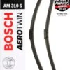 Bosch AM310S Wiper Blades - Front Pair -Auto Parts Store 238233