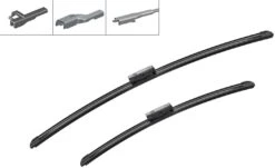 Bosch AM310S Wiper Blades - Front Pair 8 Bosch AM310S Wiper Blades - Front Pair -Auto Parts Store 238233b