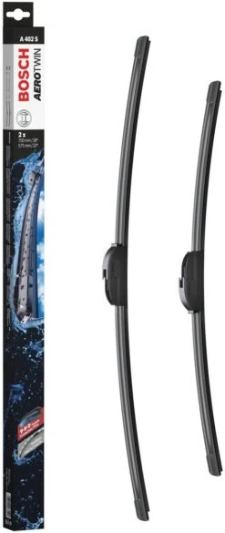 Bosch A402S Wiper Blades - Front Pair -Auto Parts Store 238241a