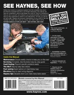 Haynes Audi A4 Petrol & Diesel Manual -Auto Parts Store 243936a