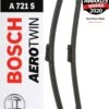 Bosch A721S Wiper Blades - Front Pair -Auto Parts Store 261245