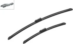 Bosch A721S Wiper Blades - Front Pair -Auto Parts Store 261245b