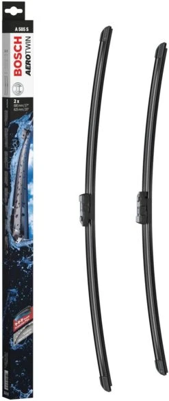 Bosch A585S Wiper Blades - Front Pair -Auto Parts Store 261252a