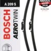 Bosch A209S Wiper Blade - Front Pair -Auto Parts Store 262391