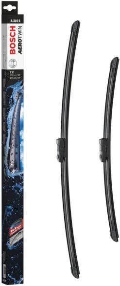 Bosch A310S Wiper Blade - Front Pair -Auto Parts Store 262615a