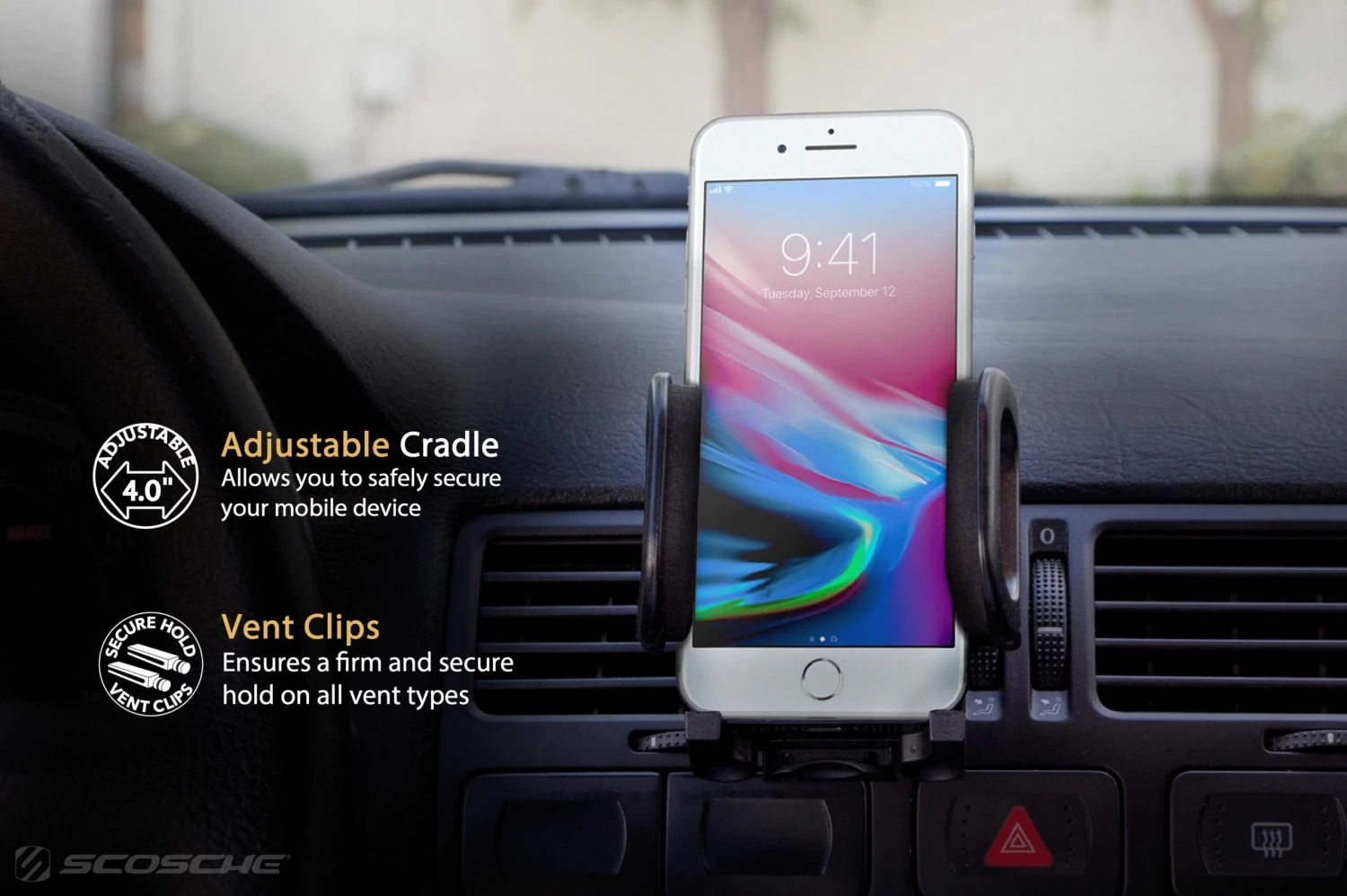 Scosche 4in1 Mount Phone Holder 11 Scosche 4in1 Mount Phone Holder - Image 9