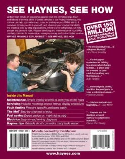 Haynes BMW 5 Series (53-10) Manual -Auto Parts Store 273867a