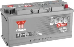 Yuasa HSB020 Silver 12V Car Battery 5 Year Guarantee