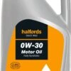 Halfords 0W30 Eco Fully Synthetic Engine Oil 17 - 2 Litres -Auto Parts Store 283414