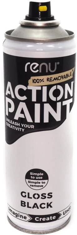 Renu Action Paint PRO Pack Gloss Black -Auto Parts Store 285254c