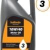 Halfords 10W40 Part Synthetic Oil 3 - 2 Litres