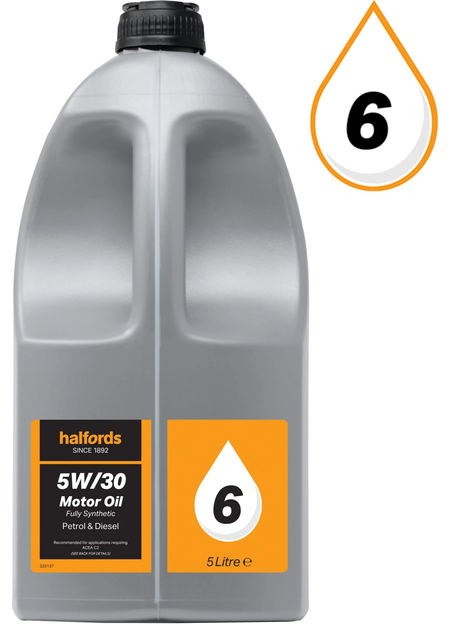 Halfords 5W30 Fully Synthetic Oil 6 - 5 Litres 3 Halfords 5W30 Fully Synthetic Oil 6 - 5 Litres