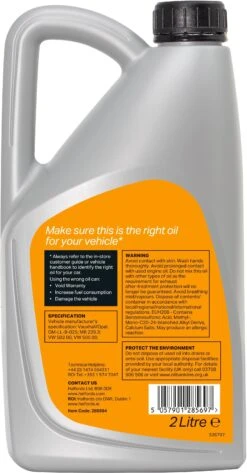 Halfords 5W30 Eco Fully Synthetic Oil 10 - 2 Litres 5 Halfords 5W30 Eco Fully Synthetic Oil 10 - 2 Litres -Auto Parts Store 285694a