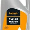 Halfords 0W20 Eco Fully Synthetic Oil 14 - 2 Litres -Auto Parts Store 285774