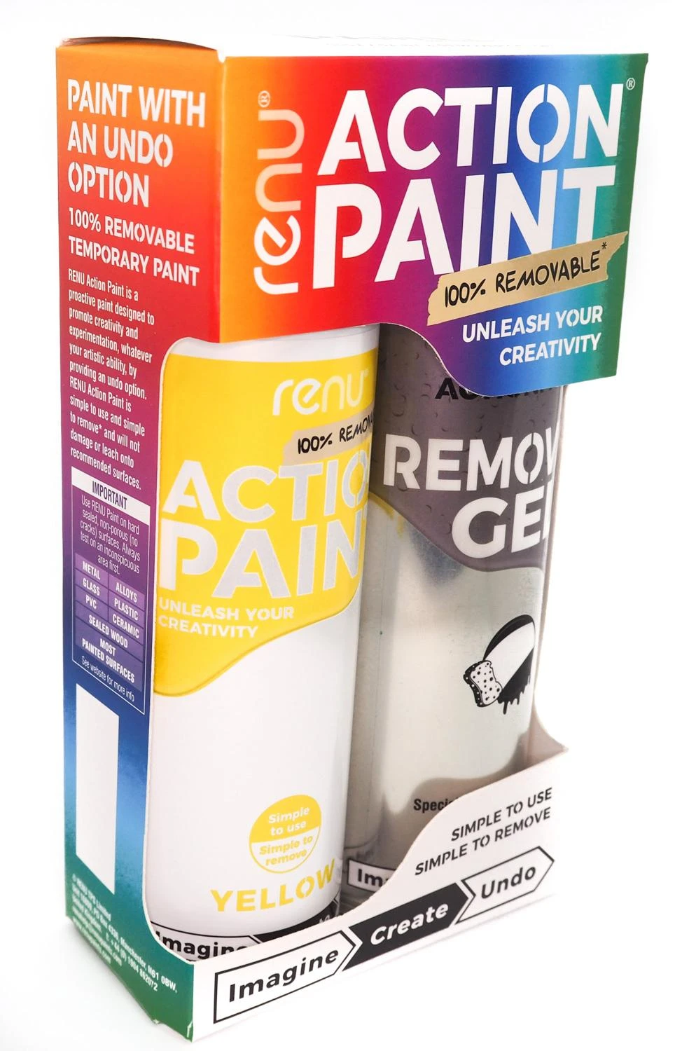 Renu Action Paint PRO Pack Yellow 4 Renu Action Paint PRO Pack Yellow - Image 2