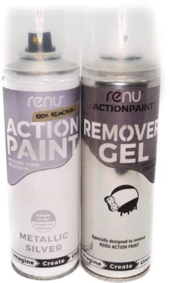 Renu Action Paint PRO Pack Metallic Silver 9 Renu Action Paint PRO Pack Metallic Silver -Auto Parts Store 285918b