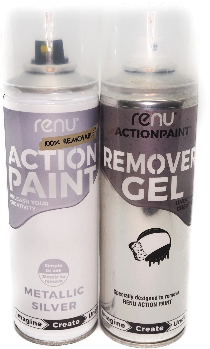 Renu Action Paint PRO Pack Metallic Silver 5 Renu Action Paint PRO Pack Metallic Silver - Image 3
