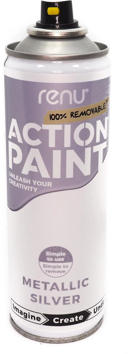 Renu Action Paint PRO Pack Metallic Silver 6 Renu Action Paint PRO Pack Metallic Silver - Image 4