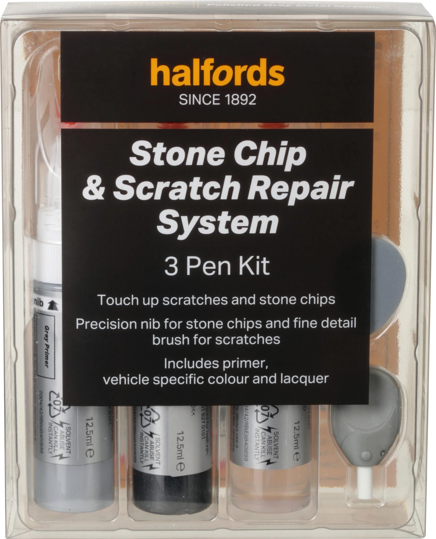 Halfords Honda Polished Grey Metal Scratch & Chip Repair Kit 3 Halfords Honda Polished Grey Metal Scratch & Chip Repair Kit