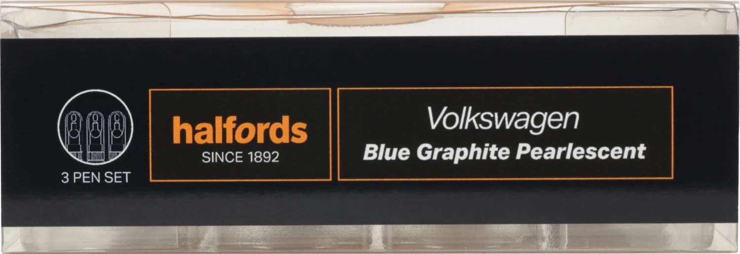 Halfords VW Blue Graphite Scratch & Chip Repair Kit 4 Halfords VW Blue Graphite Scratch & Chip Repair Kit - Image 2
