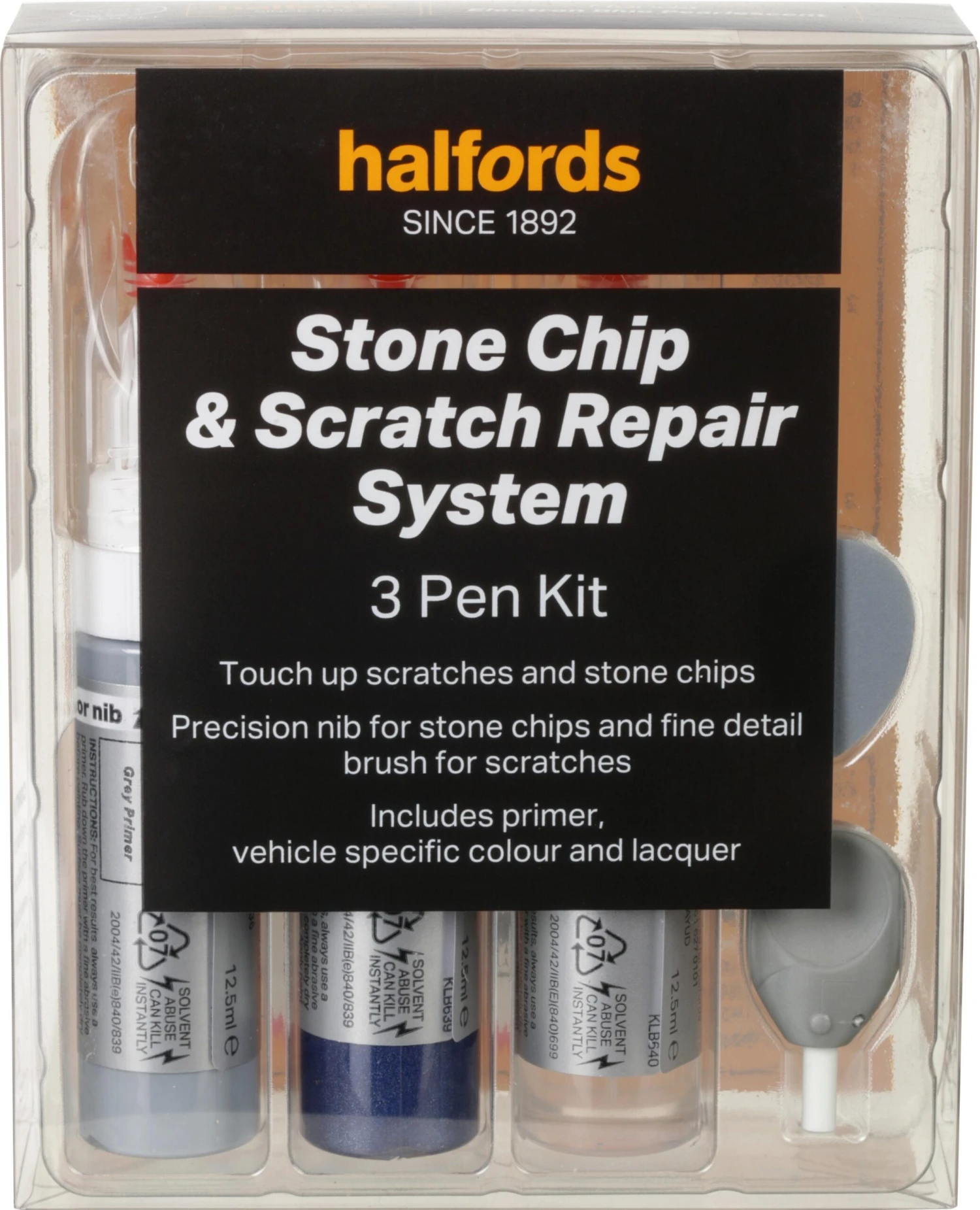 Halfords Honda Electron Scratch & Chip Repair Kit 3 Halfords Honda Electron Scratch & Chip Repair Kit