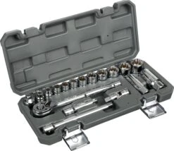 Halfords 18 Piece 3/8" Drive Imperial Socket Set