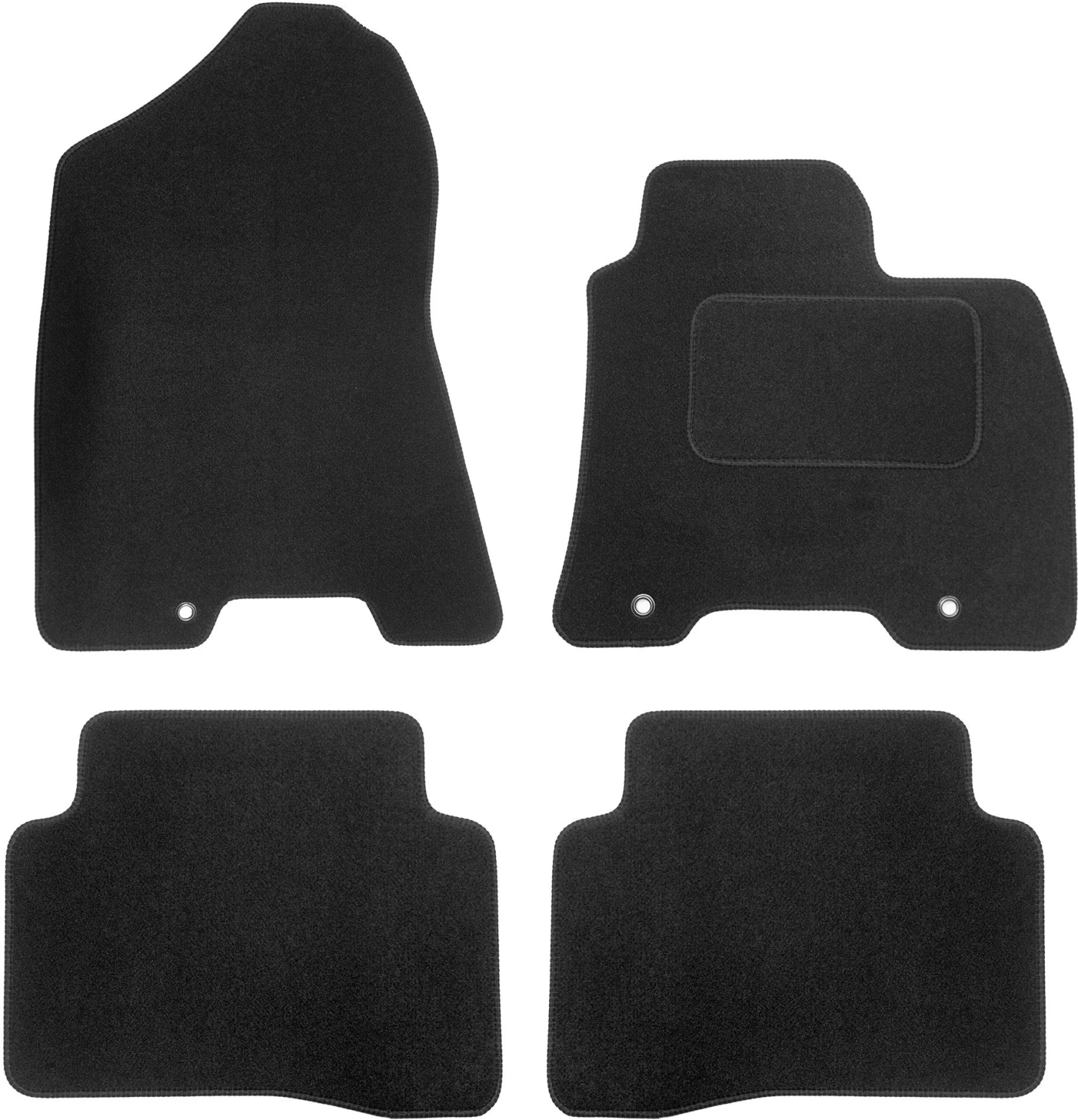 Halfords Hyundai Tucson MK3 - Luxury Car Mats 3 Clips (WW4675) 3 Halfords Hyundai Tucson MK3 - Luxury Car Mats 3 Clips (WW4675)