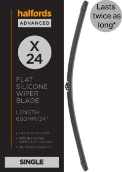 Halfords Advanced Silicone Wiper Blade X24"