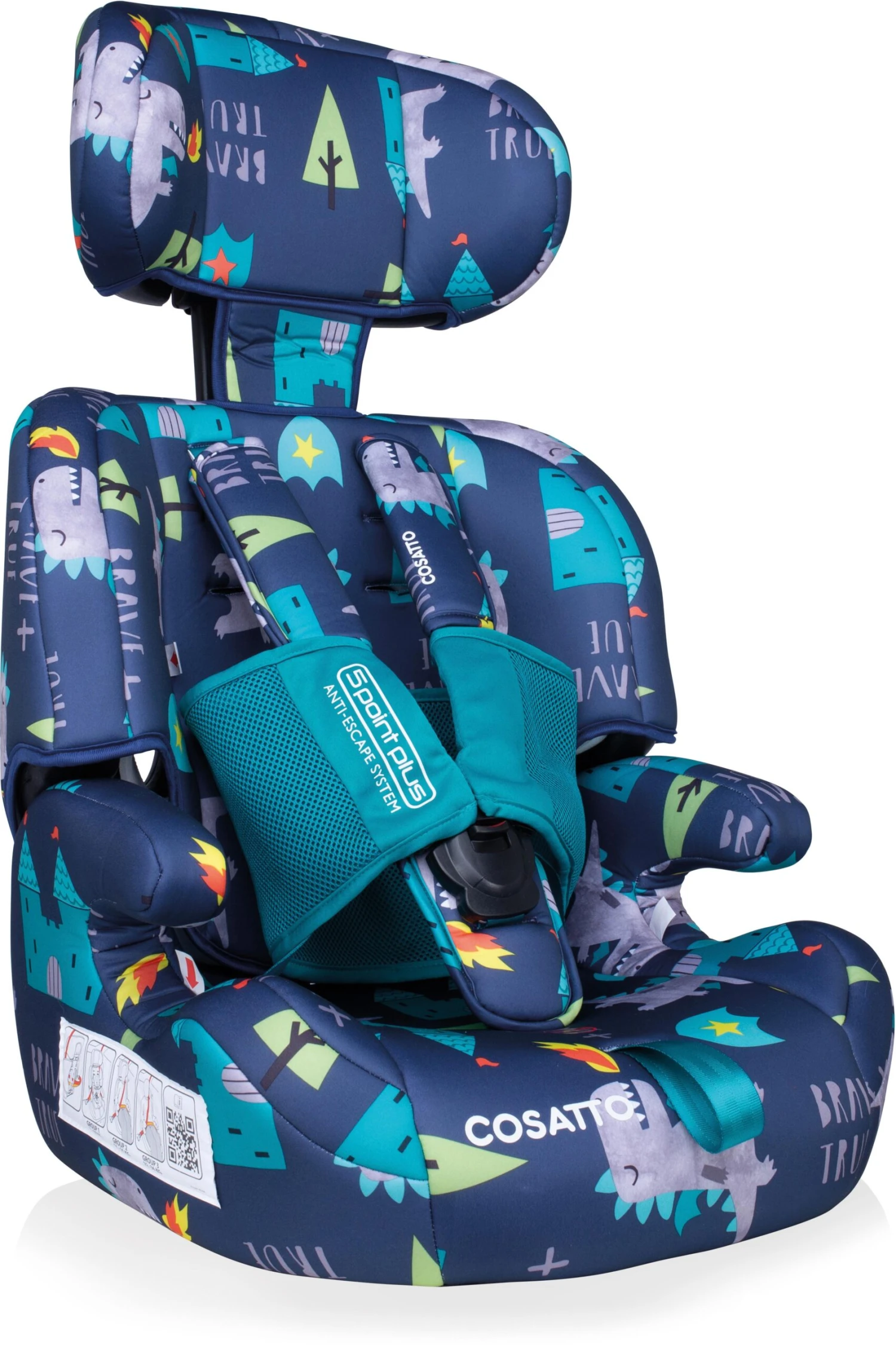 Cosatto Zoomi Group 123 Car Seat - Dragons Kingdom 5 Cosatto Zoomi Group 123 Car Seat - Dragons Kingdom - Image 3